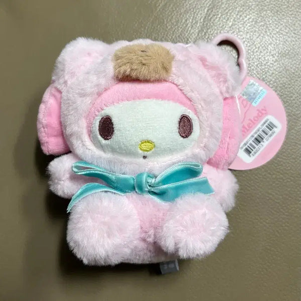 [BUNJANG] Sanrio My Melody Latte Bear Plush Keyring (Unused) / (미사용) 산리오 마이멜로디 라떼베어 봉제 키링
