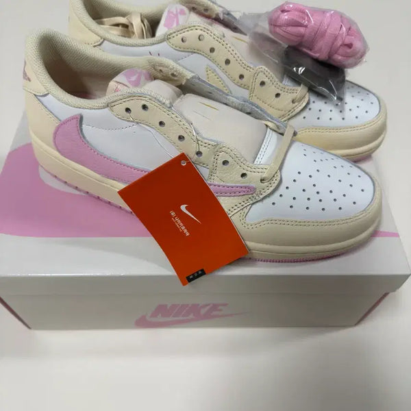 [BUNJANG] Air Jordan 1 Low x Travis Scott OG SP "Mussel Shai Pink" / 조던1 x 트래비스 스캇 로우 OG SP 모슬린 샤이 핑크
