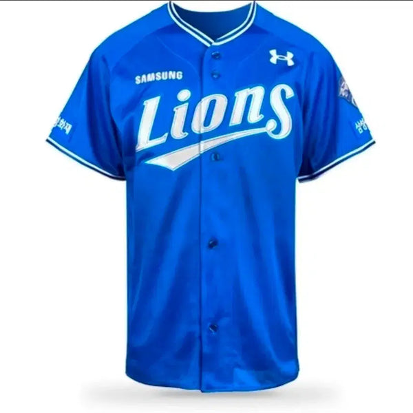 [BUNJANG] Samsung Lions Under Armour Authentic Unsealed Jersey (No Name) / 삼성 라이온즈 언더아머 어센틱 유니폼(미개봉, 노마킹)