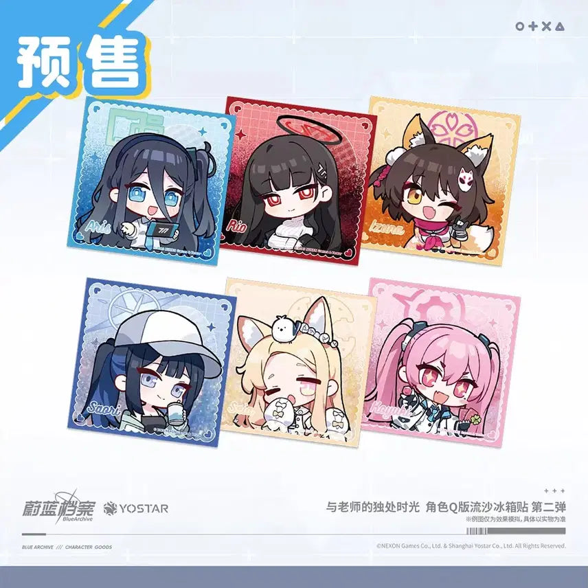 [BUNJANG] Blue Archive Aris Rio Seia Quicksand Magnet / [예약][공구] 블루아카이브 공식 아리스 리오 세이아 퀵샌드 마그넷