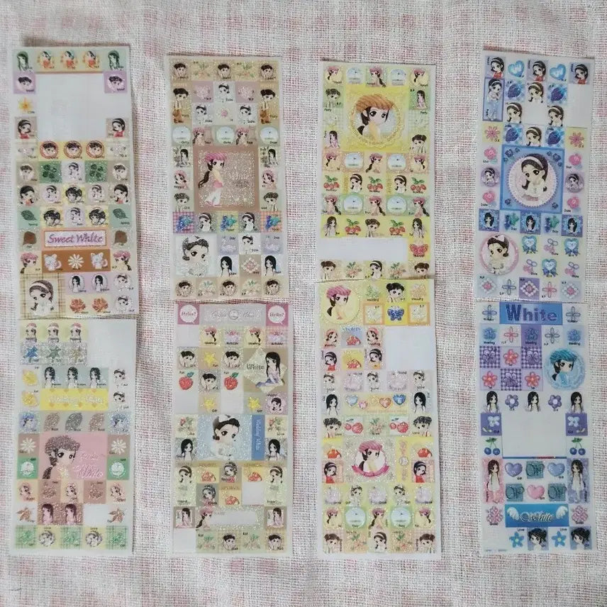 [BUNJANG] Orange Story Classic Stickers (White) / [기간할인] 오렌지스토리 화이트 고전스티커