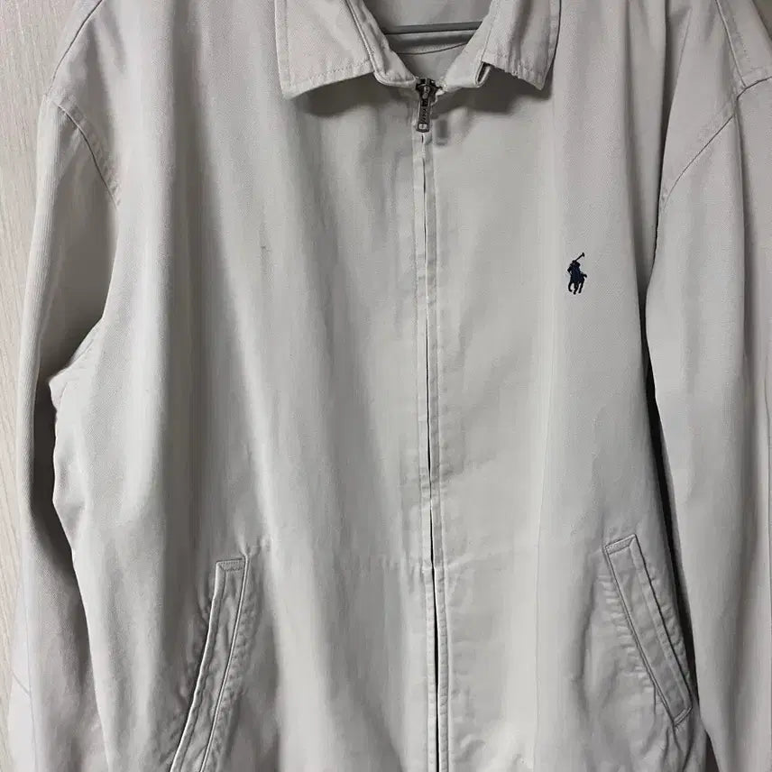 [BUNJANG] Polo Ralph Lauren Ivory Harrington Jacket / Polo 폴로 랄프로렌 아이보리 헤링턴 자켓 빈티지