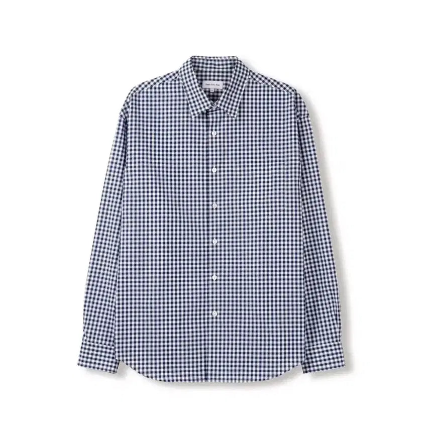 [BUNJANG] SEW Steady Everywhere Relaxed Gingham Check Shirt (Dark Navy) / sew 스테디에브리웨어 릴렉스드 깅엄 체크 셔츠 (다크 네이비)