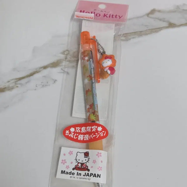 [BUNJANG] Hiroshima Maple Kitty Classic Ballpoint Pen / 고전 볼펜 지역한정 히로시마 단풍 키티