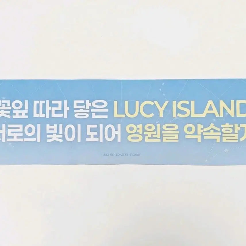 [BUNJANG] BAND LUCY Island Concert Slogan / 루시슬로건섬콘막콘 BAND LUCY ISLAND CON SLOGAN