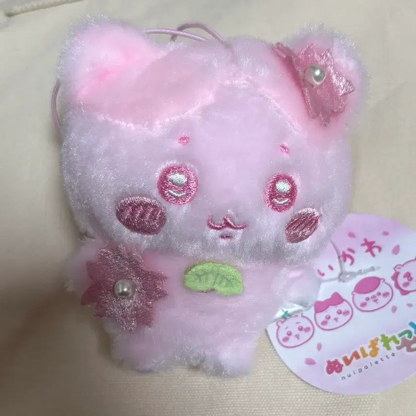 [BUNJANG] Cheekawa Cherry Blossom Mascot Hachiware Plush / 먼작귀 치이카와 벚꽃마스코트 하치와레
