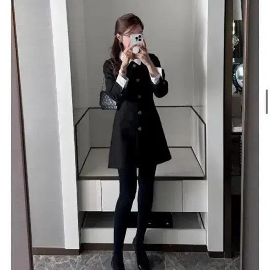 [BUNJANG] Modernrobe Romaine Tweed Dress S / (새상품) 모던로브 로멘 트위드 원피스 S