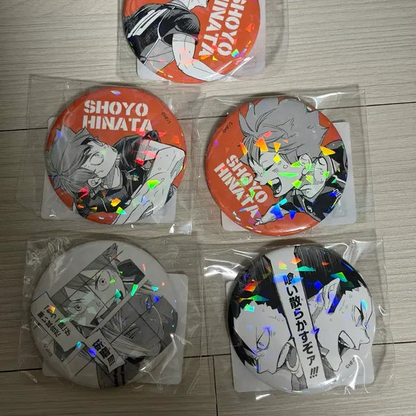 [BUNJANG] Haikyuu!! All-Star Can Badge Bundle Set / 하이큐 올스타 캔뱃지 5개 일괄