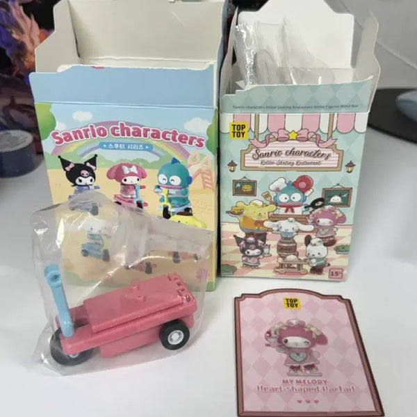[BUNJANG] Sanrio My Melody Scooter Series / Roller Skating Restaurant Character Figure / 교환/판매 산리오 마이멜로디 스쿠터시리즈/롤러스케이팅 레스토랑 마멜