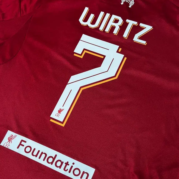[BUNJANG] Liverpool 25-26 Home Jersey WIRTZ No.7 Authentic New Overseas XL / 25-26 리버풀 홈 비르츠 유니폼 정품 새상품 해외XL