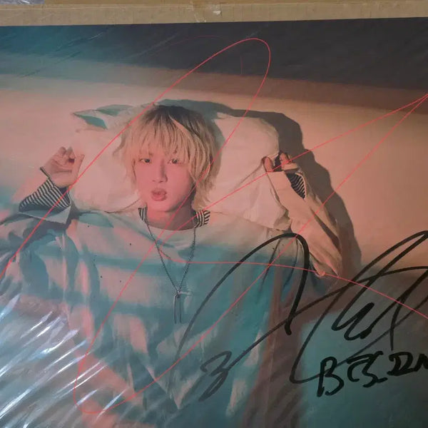 [BUNJANG] BTS Jin Signed Poster / 방탄 진 포스터 사인