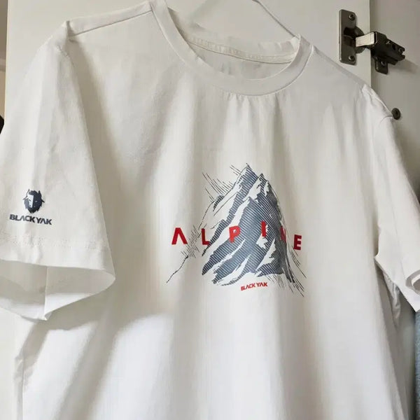 [BUNJANG] Blackyak Men's Short-Sleeve T-Shirt Size 100 / 블랙야크 남성 반팔티(깔끔.사이즈100)
