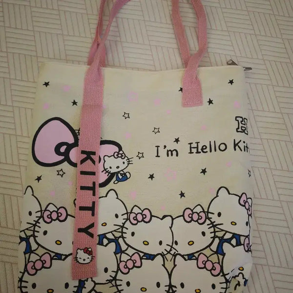 [BUNJANG] Hello Kitty Canvas Bag / 헬로키티 컨버스가방