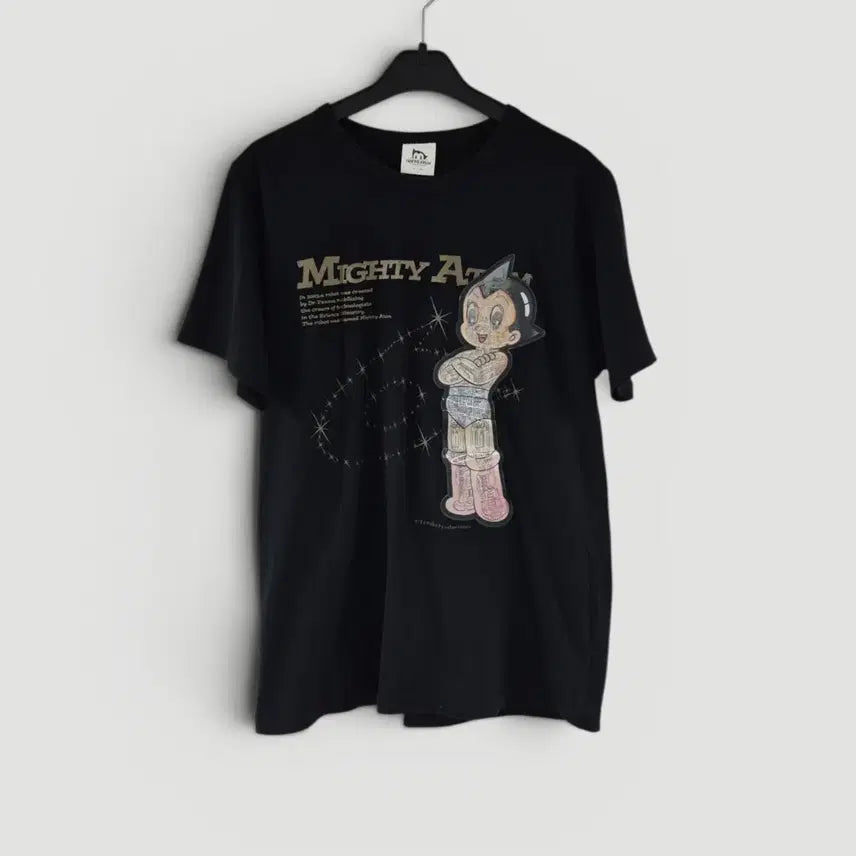 [BUNJANG] L Tokyo Atom Vintage Hologram Short Sleeve T-Shirt Women / [L]도쿄 아톰 빈티지 홀로그램 반팔 여성