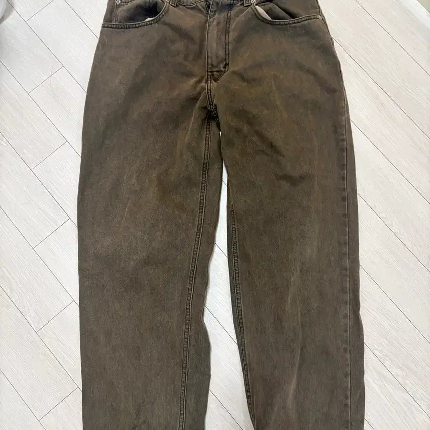 [BUNJANG] Dine de Thiers Cotton Pants Brown / 디네뎃 바지