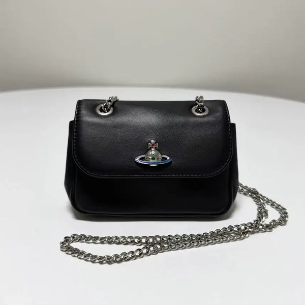 [BUNJANG] Vivienne Westwood Nappa Small Pulse Chain Crossbody Bag / 비비안 웨스트우드 나파 스몰 펄스 체인 크로스백