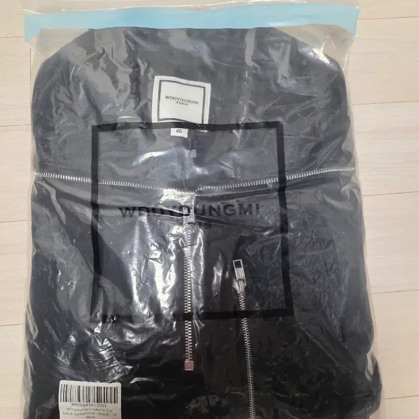 [BUNJANG] Wooyoungmi Half Zip Sweatshirt Black Size 46 / 우영미 하프 집업 스웨트셔츠 블랙 46 새제품
