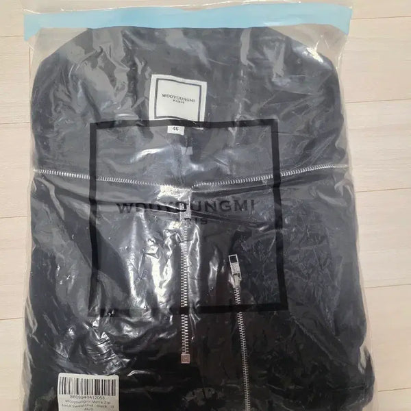 [BUNJANG] Wooyoungmi Half Zip Sweatshirt Black Size 46 / 우영미 하프 집업 스웨트셔츠 블랙 46 새제품
