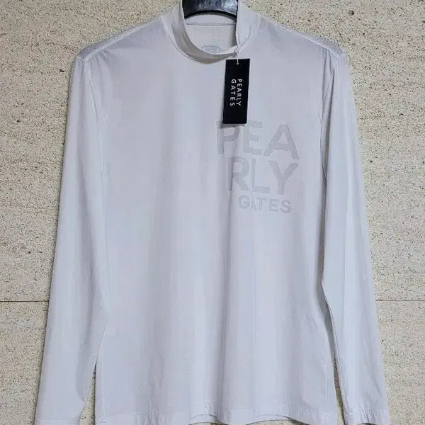[BUNJANG] Pearly Gates Men's Dot Mock Neck Cooling Skin Guard T-Shirt / 파리게이츠 남성 도트 모그넥 냉감 스킨가드(새상품)