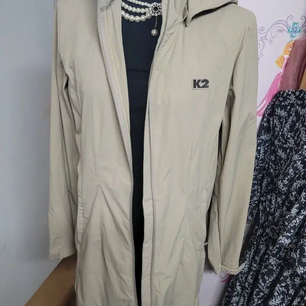 [BUNJANG] K2 Women's Beige Windbreaker Jumper Size 95 / K2 바람막이 점퍼 베이지색 95