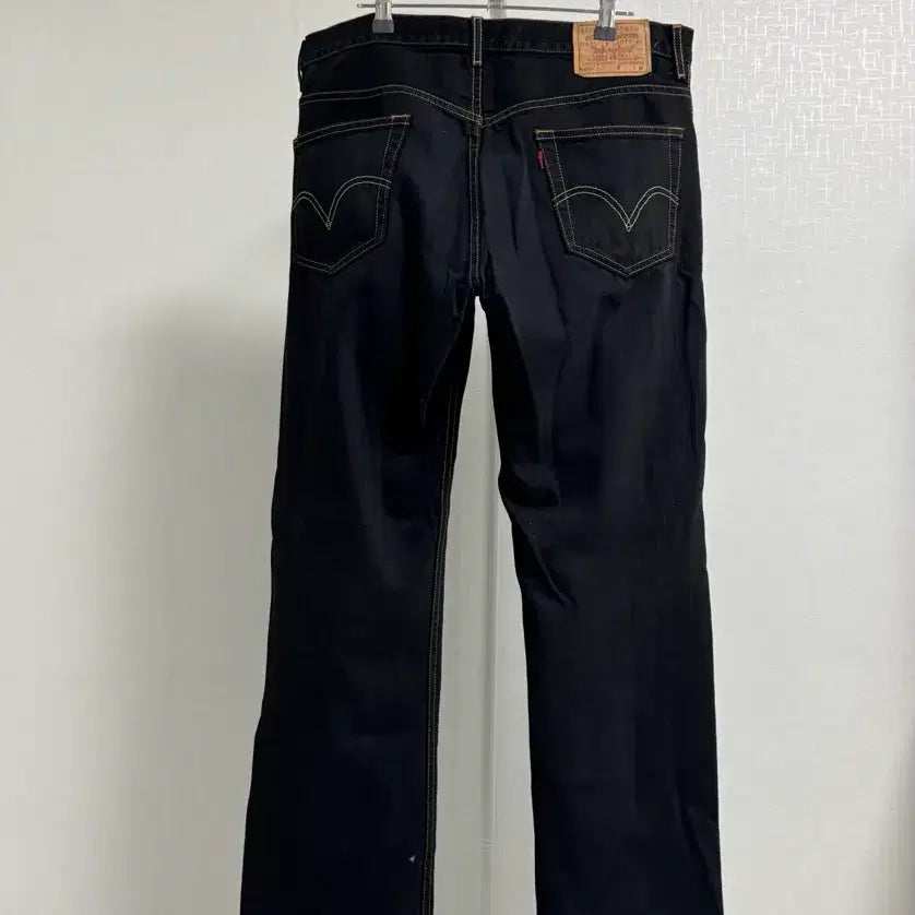 [BUNJANG] Levi's 505 Regular Fit Black Denim Jeans W34 / 리바이스 505 레귤러핏 W34