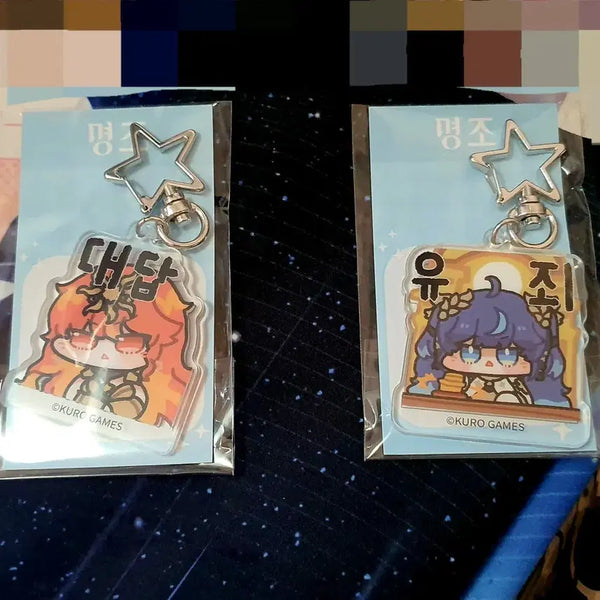 [BUNJANG] Myojo Augusta & Yuno Acrylic Keyring Set / 명조 카카오 아우구스타&유노 아크릴 키링 세트