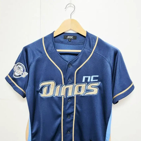 [BUNJANG] NC Dinos Baseball Team Na Sung-bum #47 Short Sleeve Jersey / 남성 엔씨 NC 다이노스 반팔 유니폼 저지 져지 나성범 47 마킹