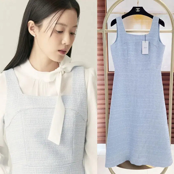 [BUNJANG] ROEM Tweed Long Dress M / (로엠) 택채새옷. ROEM 트위드 롱원피스 M
