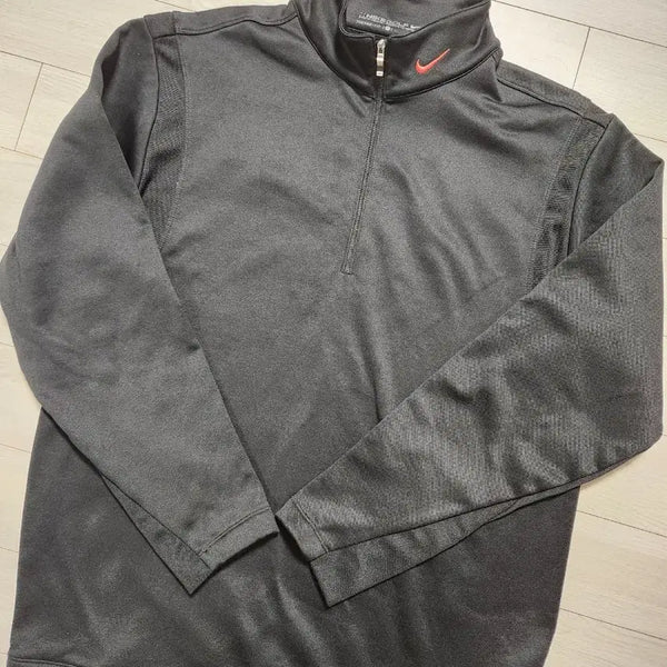 [BUNJANG] Nike Fleece Half-Zip Long-Sleeve T-Shirt Size 100 / 새상품급) 나이키 기모 하프집업 반집업 기팔티 사이즈100여러 중고사