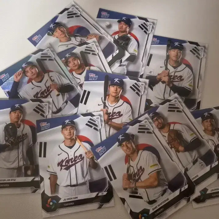 [BUNJANG] 2026 WBC Topps Now Team Korea Full Set (Ryu Hyun-jin, Lee Jung-hoo Included) - Limited Edition / 2026 WBC Topps Now 국대 풀세트 (류현진, 이정후 포함)