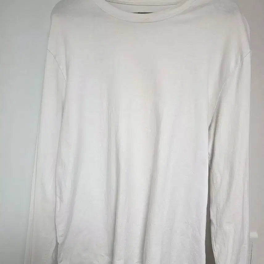 [BUNJANG] Musinsa Basic Long Sleeve T-Shirt White / [XL] 무탠다드 베이식 긴소매 티셔츠 [화이트]