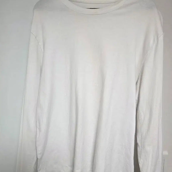 [BUNJANG] Musinsa Basic Long Sleeve T-Shirt White / [XL] 무탠다드 베이식 긴소매 티셔츠 [화이트]