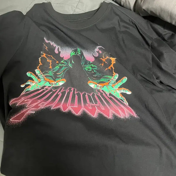 [BUNJANG] Tightbooth Graphic T-Shirt Black / Tightbooth 반팔 티셔츠