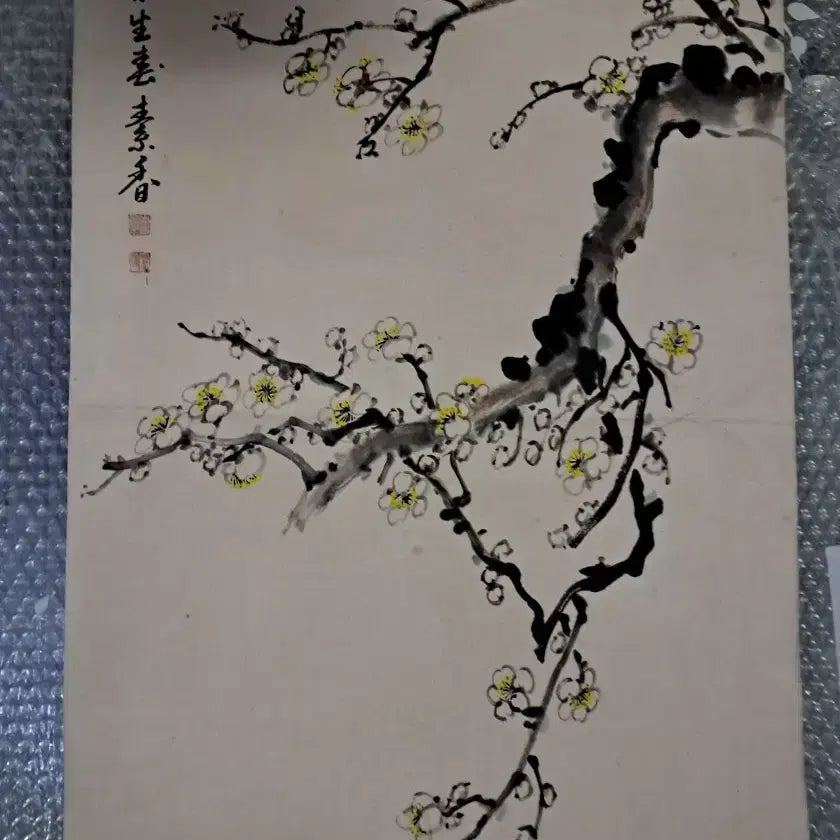 [BUNJANG] Korean Traditional Painting 'Maehwado' (Plum Blossom Painting) / 동양화 매화도