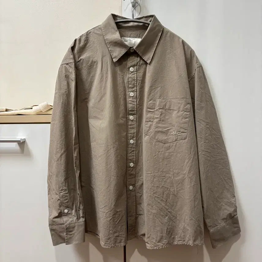 [BUNJANG] Havehad Women's Brown Muji Shirt W0 / havehad 해브해드 무지 셔츠 브라운 우먼 여성 w0 사이즈