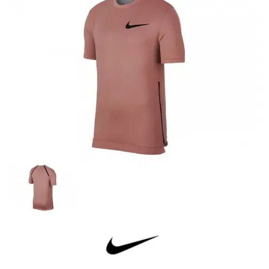 [BUNJANG] Nike Therma Flex Showtime Short-Sleeve Top Rust Pink XL / 나이키 써마 플렉스 쇼타임 숏슬리브 탑 러스트 핑크 XL