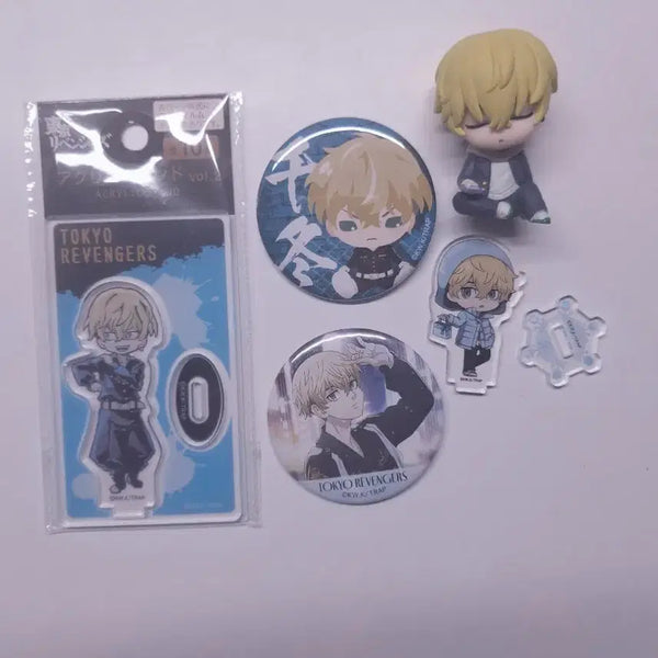 [BUNJANG] Tokyo Revengers Acrylic Stand, Shikishi, Can Badge Bundle Set / 도쿄 리벤저스 아크릴,색지,캔뱃지 등등