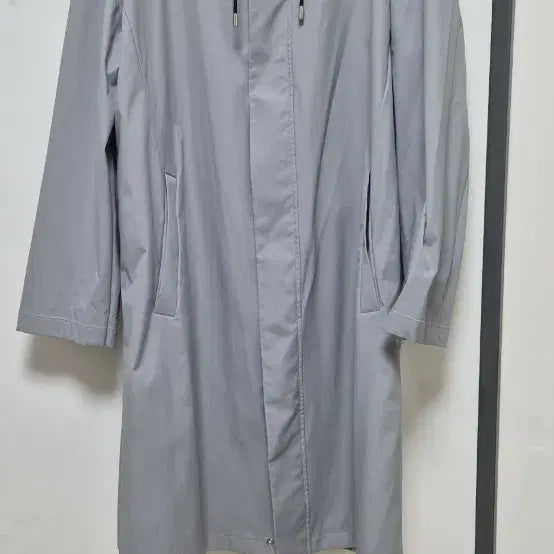 [BUNJANG] System Homme Grey Hooded Trench Coat / 시스템 옴므. 트렌치코트 105