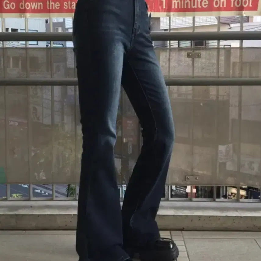 [BUNJANG] Modi Mood High-Waist Long Bootcut Pants / 모디무드 하이웨스트 롱 부츠컷팬츠