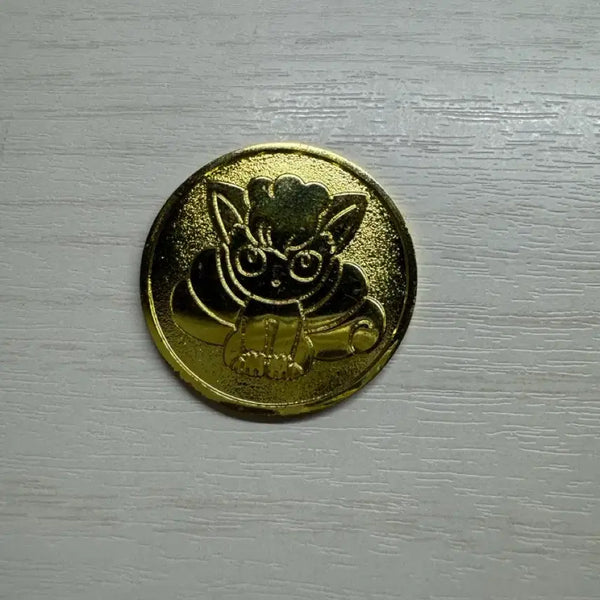 [BUNJANG] Pokemon Card Vulpix Crystal Sun & Moon Promo Coin / 포켓몬카드 식스테일 크리스탈 썬&문 프로모 코인