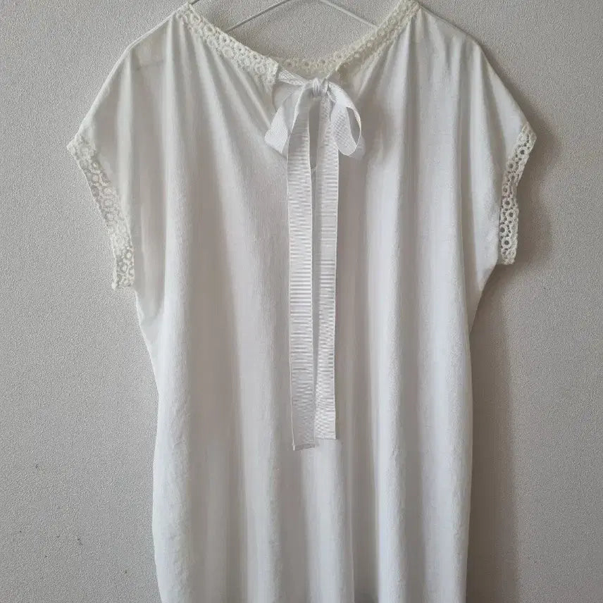 [BUNJANG] Sisley White Sleeveless Lace Top / 시슬리 화이트 민소매