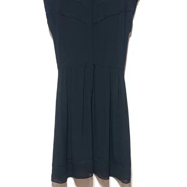 [BUNJANG] Claudie Pierlot Black Lace Short Sleeve Shirt Dress / [정품] 끌로디 피에로 블랙 레이스 셔츠원피스 55
