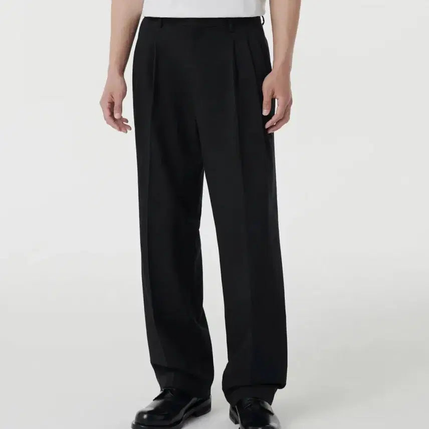 [BUNJANG] Musinsa Standard Three-Tuck Semi-Balloon Slacks / [28] 무신사스탠다드 쓰리 턱 세미벌룬 슬랙스