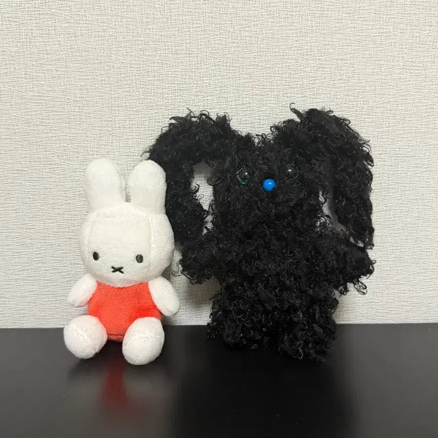 [BUNJANG] Miffy Doll Keychain Black Poodle Bundle Set / 미피 인형 키링 검정 푸들 일괄