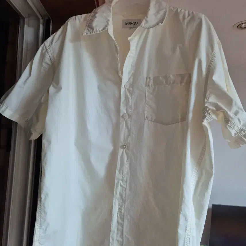 [BUNJANG] MERGO Short Sleeve Shirt Butter Lemon / 메르고 셔츠 버터레몬