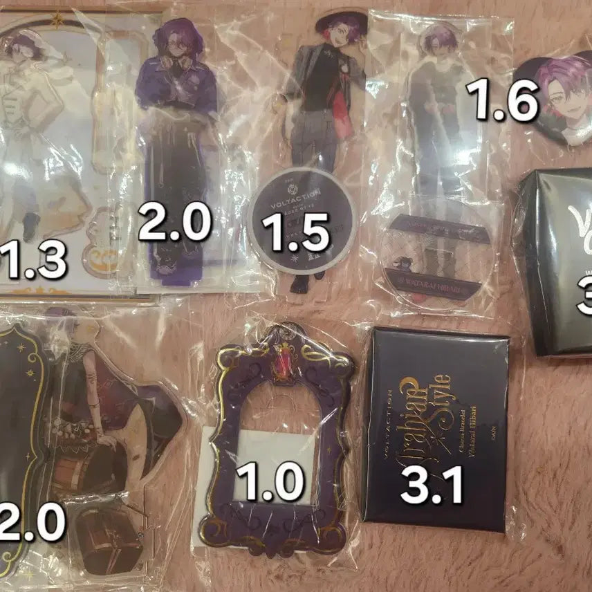 [BUNJANG] Watarai Hibari Niji-sanji Acrylic Stands & Goods / 와타라이 히바리 굿즈 양도