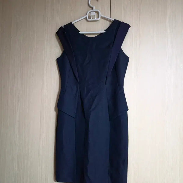 [BUNJANG] MINE Sleeveless Dress Navy Blue Size 55 / MINE 여자 남색 민소매 원피스 55사이즈