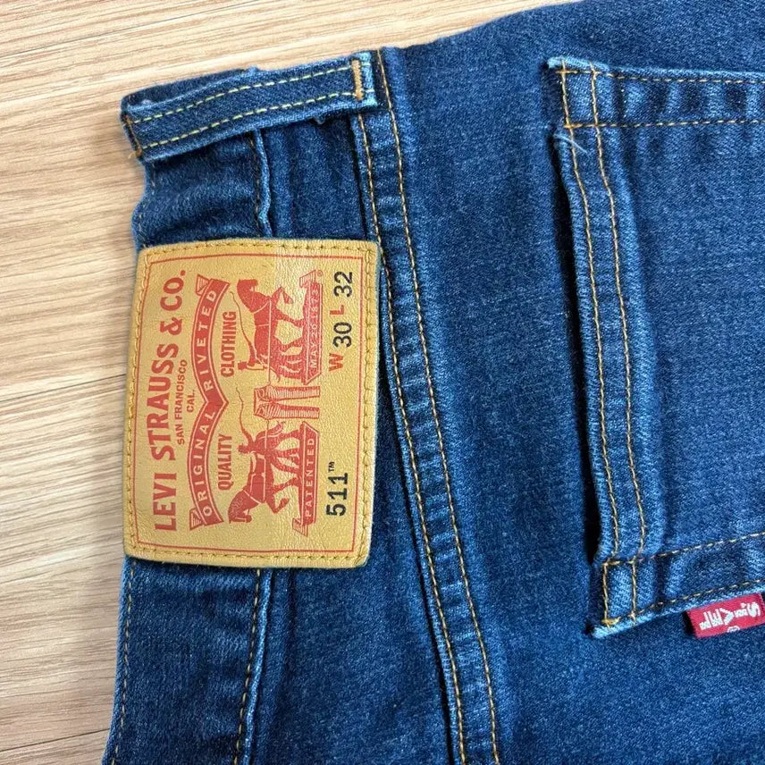 [BUNJANG] Levi's Vintage Big E Premium 511 Japanese Selvedge Denim Jeans / 리바이스 빈티지 빅 E 프리미엄 511 일본생산 인디고 데님