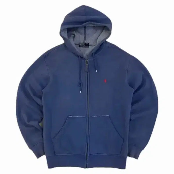 [BUNJANG] Polo Sky Blue Hooded Zip-Up Jacket / 폴로 스카이블루 후드집업