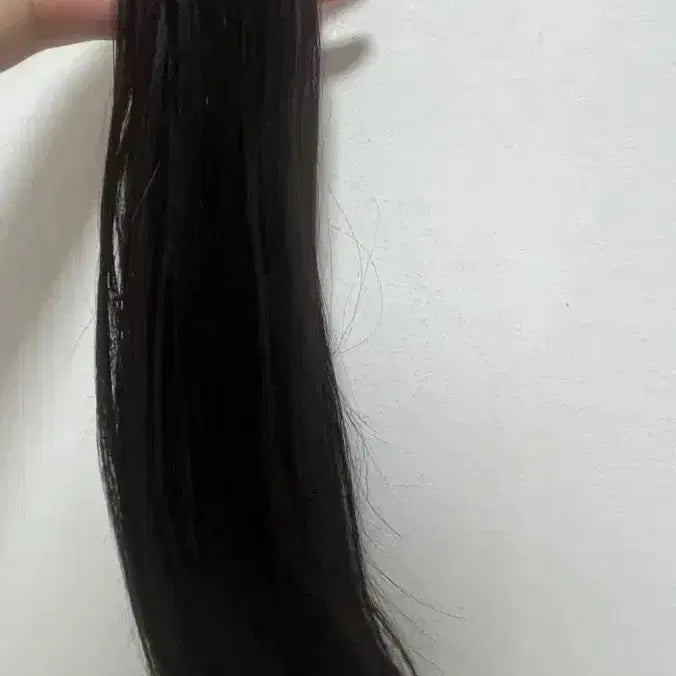 [BUNJANG] Black Clip-in Hair Extensions 16-inch 135pcs / 택포) 검정 붙임머리 16인치 135ps